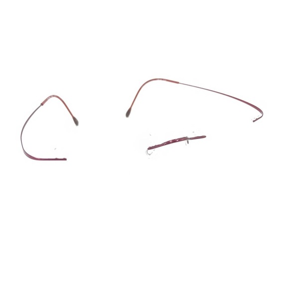 Silhouette M7395 /40 6060 Titanium Purple Rimless Eyeglasses Frames 19 140 - Picture 1 of 13